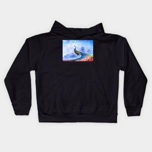 Peacock spectrum Kids Hoodie